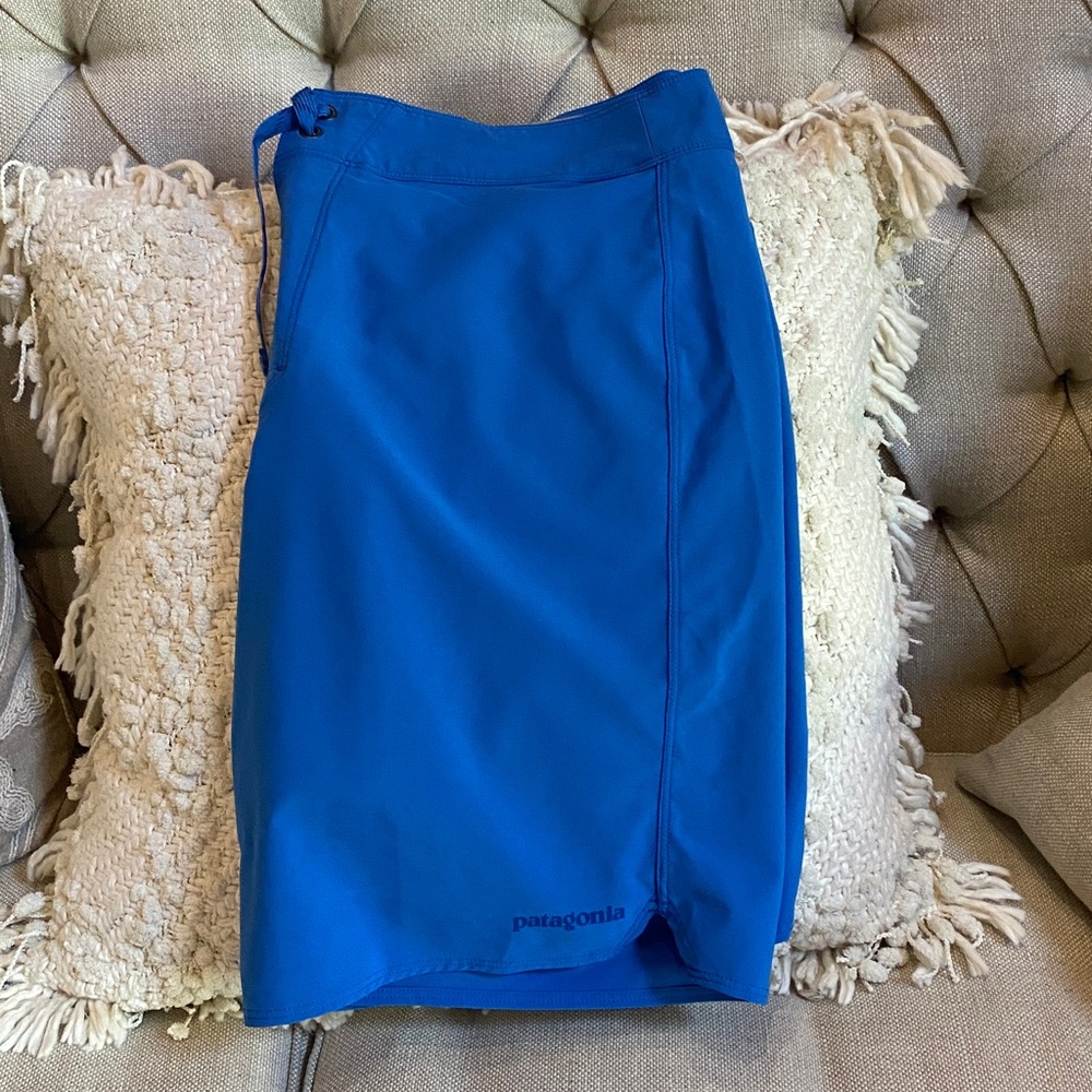 Patagonia Blue Swim Trunks